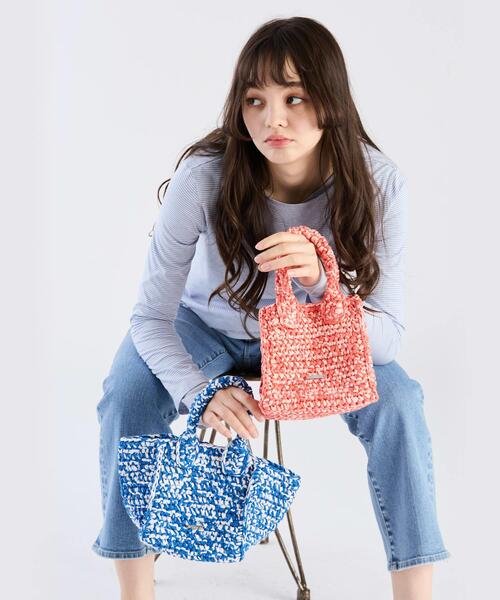To b. by agnes ハンドバッグ マルチカラーバッグ : ZOZOTOWN