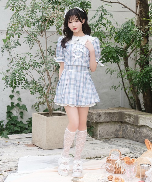 apolina セットアップ APOLINA WINI TOPS& PANTS SET (Cabin Stripe Floral )※2y~9y