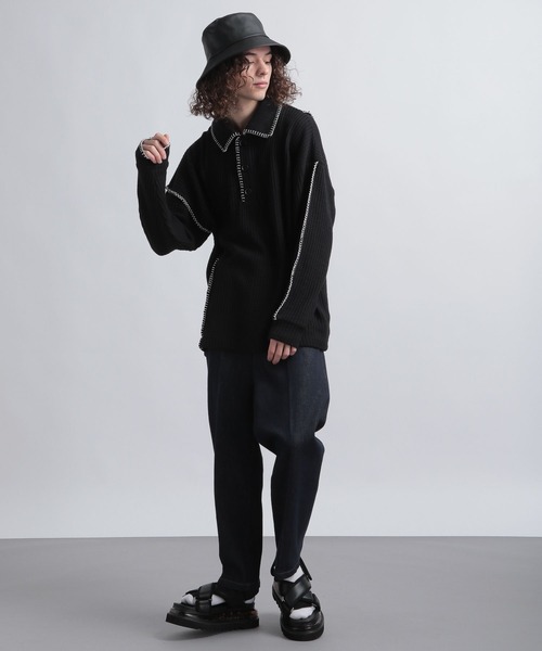HARE 長袖シャツ HARE 「HARE」 長袖シャツ SMALL オフホワイト メンズ