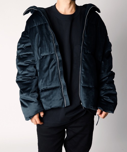 ジャケット・アウター zoo INASTUDIOS ZOO 「HALHAM」ブルゾン LARGE ネイビー メンズ : ZOZOTOWN