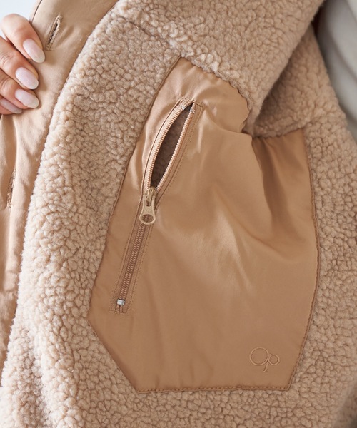 「Ocean Pacific」 モッズコート LARGE ブラック レディース_画像4