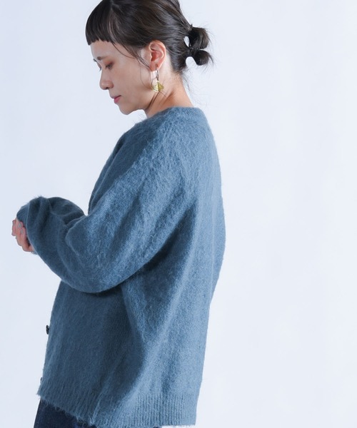 「CALIFORNIA OUTFITTERS」 「AUG」ニットカーディガン ONE SIZE グレー レディース_画像2