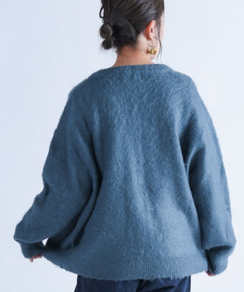 「CALIFORNIA OUTFITTERS」 「AUG」ニットカーディガン ONE SIZE グレー レディース_画像3