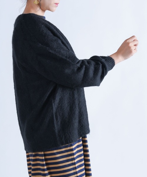 「CALIFORNIA OUTFITTERS」 「AUG」ニットカーディガン ONE SIZE グレー レディース_画像4