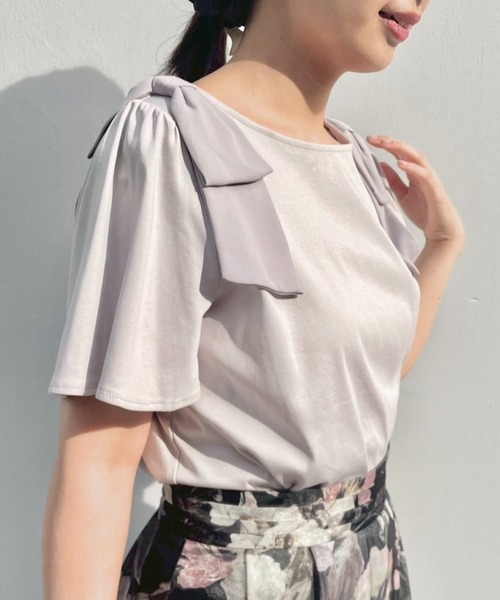 Couture Brooch（クチュール ブローチ） tシャツ 「リボン・マシン