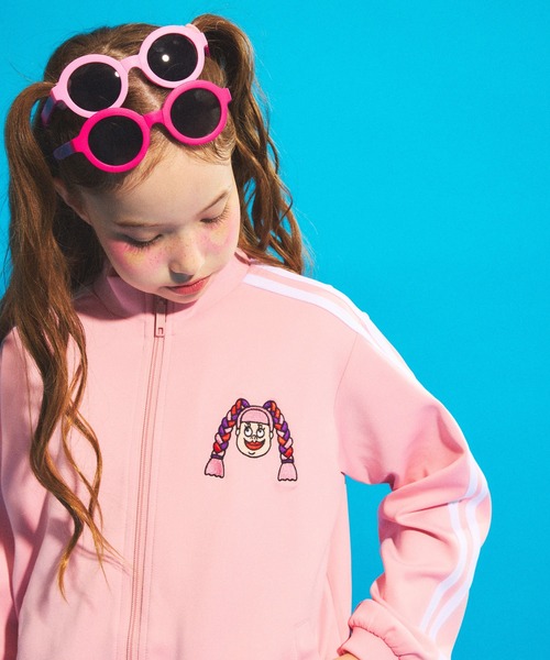 PUNYUS ジャージ キッズサイズフードジャージトップ キッズ 子供