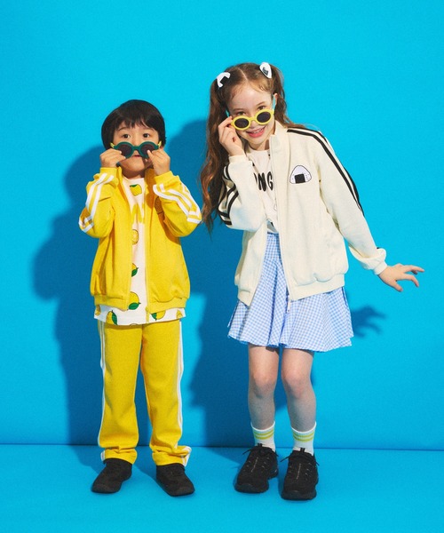 PUNYUS ジャージ キッズサイズフードジャージトップ キッズ 子供