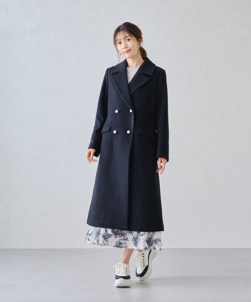 MISCH MASCH（ミッシュマッシュ） チェスターコート S ライトブルー