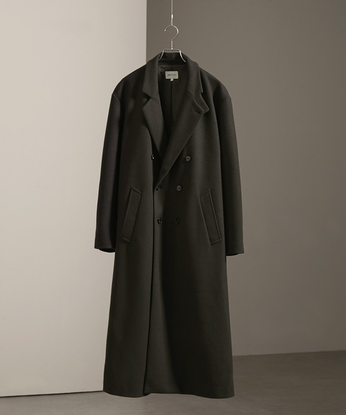 「EMMA CLOTHES」 チェスターコート M ブラック メンズ_画像4
