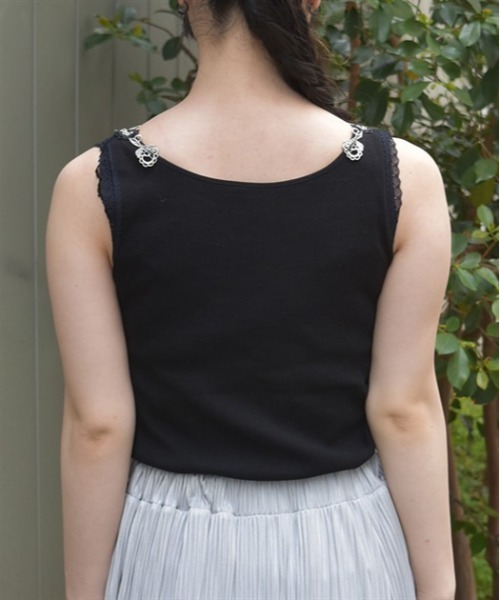 axes femme レディース ノースリーブインナートップス12点セット axes femme（アクシーズ ファム） タンクトップ ノースリーブ カップ付