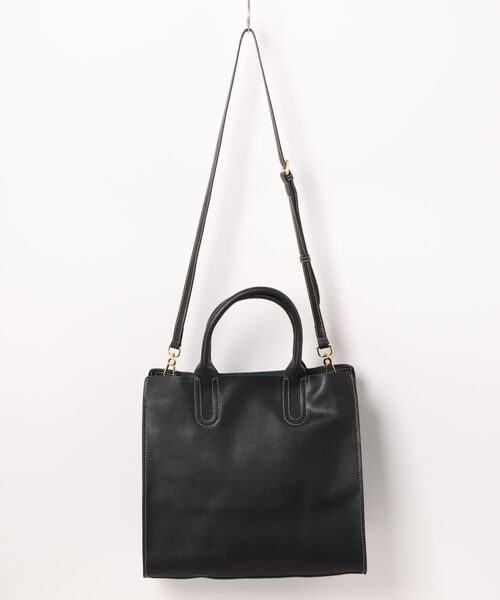 トートバッグ 「 NiiNa / ニーナ 」「高品質牛革」2wayスクエアハンド