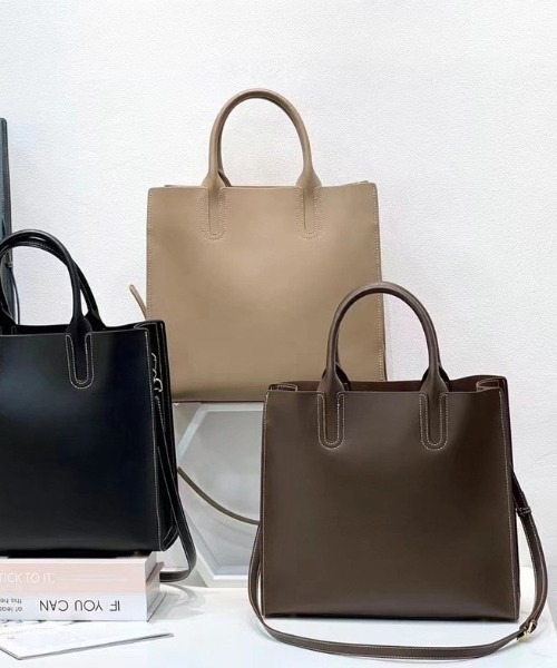 トートバッグ 「 NiiNa / ニーナ 」「高品質牛革」2wayスクエアハンド