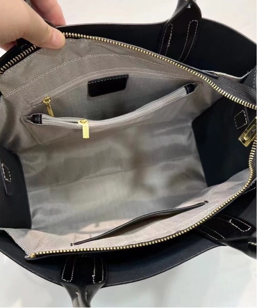 トートバッグ 「 NiiNa / ニーナ 」「高品質牛革」2wayスクエアハンド