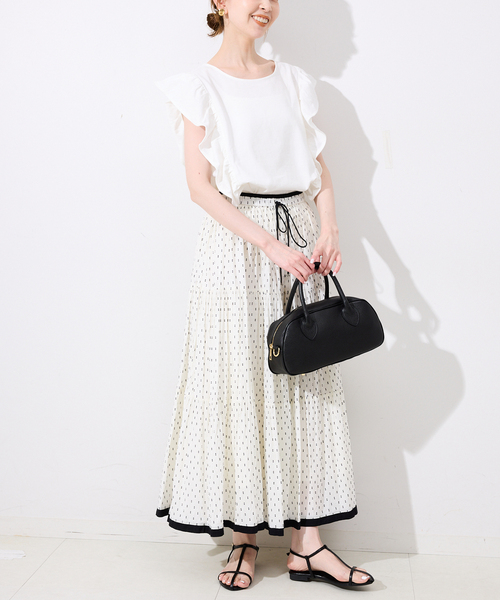 新品　SLOBE IENA 汗染み防止フリルカットソー SLOBE IENA tシャツ 汗染み防止フリルカットソー レディース