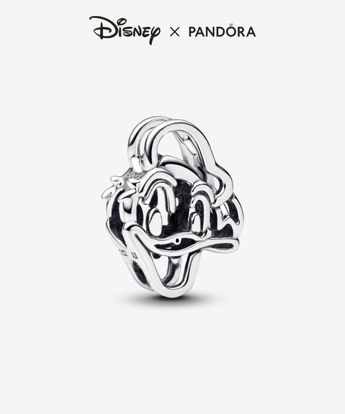 PANDORA（パンドラ） チャーム ディズニー ドナルドダック オープン