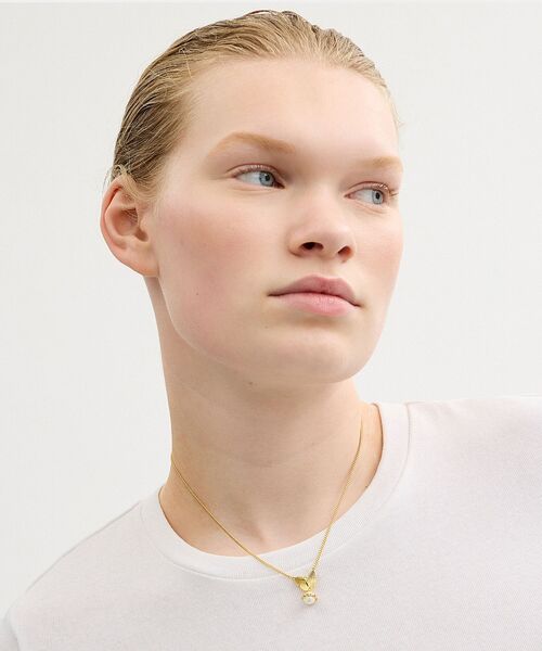 COACH ネックレス バタフライ パール ペンダント レディース