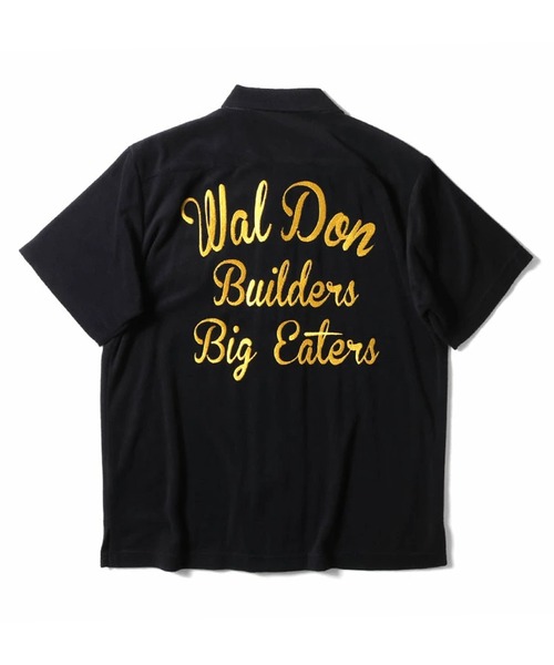 HOUSTON シャツ ヒューストン BIG EATERS EMB PILE BOWLING