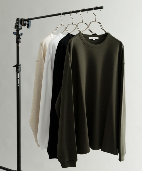 「URBAN RESEARCH」 長袖Tシャツ LARGE ホワイト メンズ