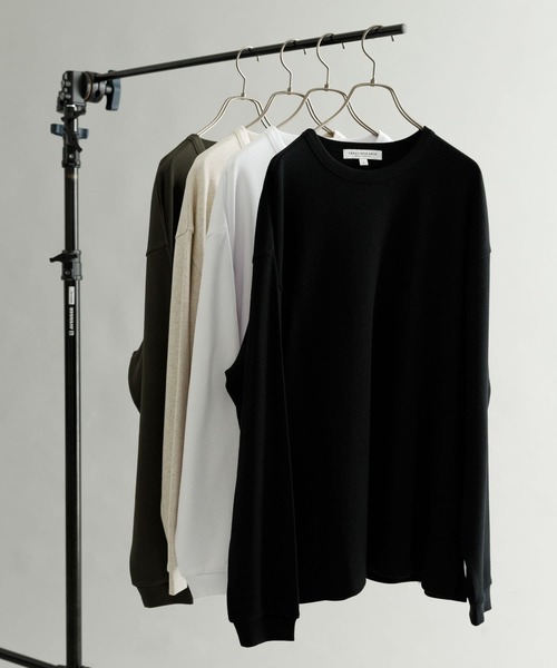 「URBAN RESEARCH」 長袖Tシャツ LARGE ホワイト メンズ