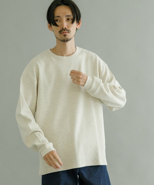 「URBAN RESEARCH」 長袖Tシャツ LARGE ホワイト メンズ