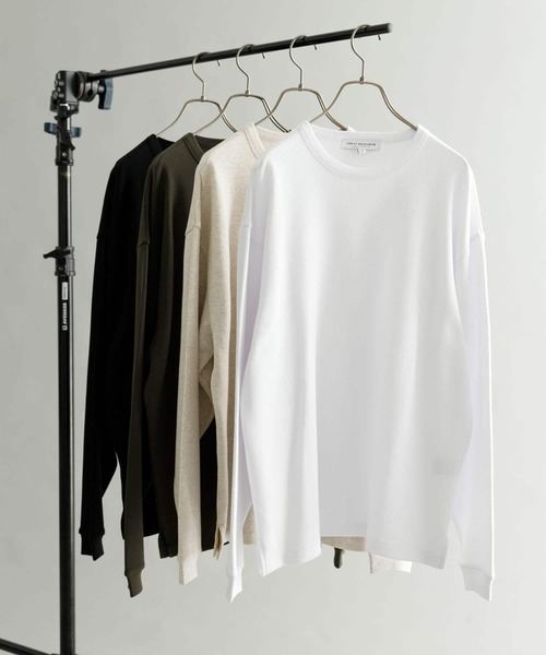 「URBAN RESEARCH」 長袖Tシャツ LARGE ホワイト メンズ