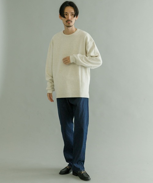 「URBAN RESEARCH」 長袖Tシャツ LARGE ホワイト メンズ
