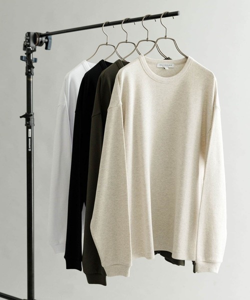 「URBAN RESEARCH」 長袖Tシャツ LARGE ホワイト メンズ