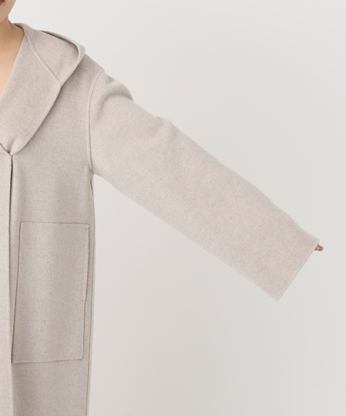 NOBLE ノーブル【新品タグ付き】Super160sリバーフーディーコート 追加》Super160sリバーフーディーコート（フードコート）｜NOBLE