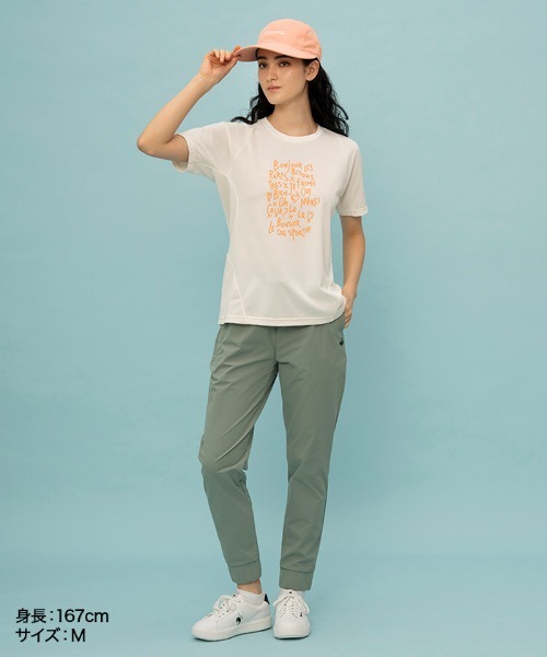「le coq sportif」 半袖Tシャツ S グリーン レディース