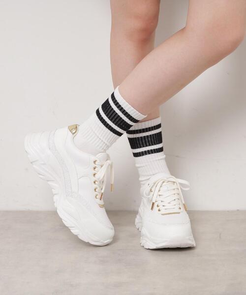 エスペランサ（ESPERANZA）/グリッターラインスニーカー ESPERANZA（エスペランサ） スニーカー グリッターラインスニーカー