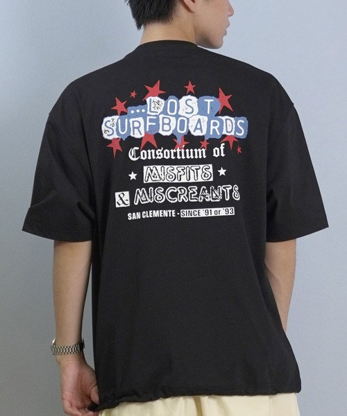 LOST（ロスト） ヘンリーネック tシャツ ムラサキスポーツ限定