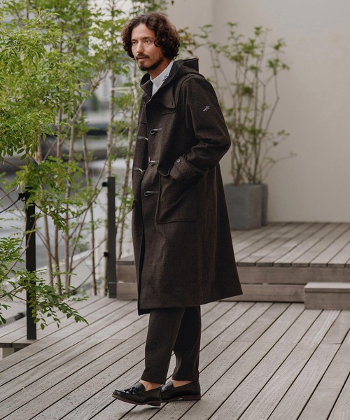 メンズコート ウェザークロス ラグラン ステンカラー コート