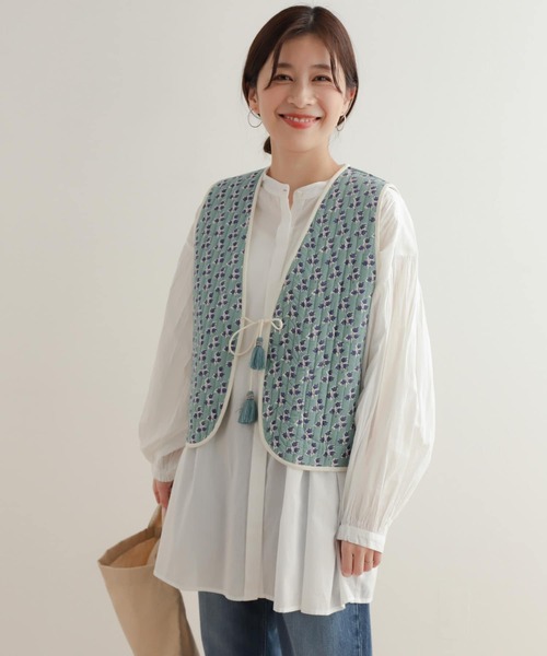 「URBAN RESEARCH DOORS」 ベスト MEDIUM ナチュラル レディース