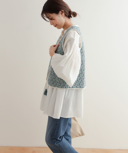 「URBAN RESEARCH DOORS」 ベスト MEDIUM ナチュラル レディース