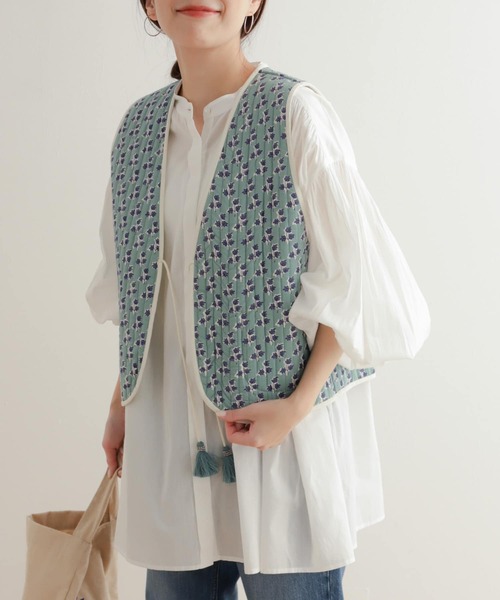 「URBAN RESEARCH DOORS」 ベスト MEDIUM ナチュラル レディース