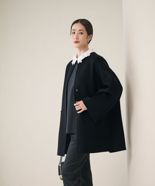 超美品♡ UNITED ARROWS バイカラーリバーミドルコート バイカラー リバー ミドルコート