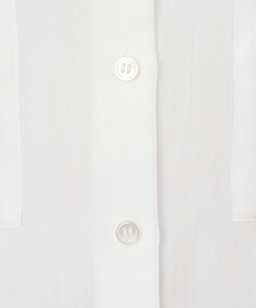 25年 美品 Plage RAMIE LYOCELL CROPPED シャツ Plage】RAMIE LYOCELL CROPPED シャツ ブラウン - メルカリ