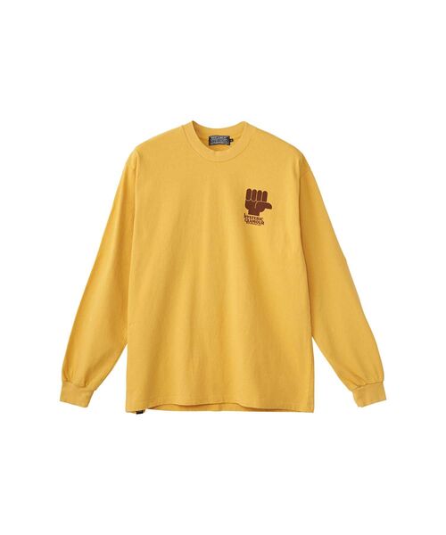HYSTERIC GLAMOUR イエロー ロンT フリーサイズ HYSTERIC GLAMOUR イエロー ロンT フリーサイズ