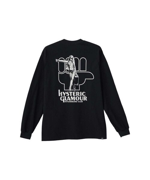 HYSTERIC GLAMOUR tシャツ HYS HITCHHIKING CLUB Tシャツ メンズ