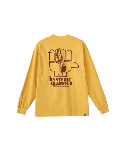 HYSTERIC GLAMOUR tシャツ HYS HITCHHIKING CLUB Tシャツ メンズ