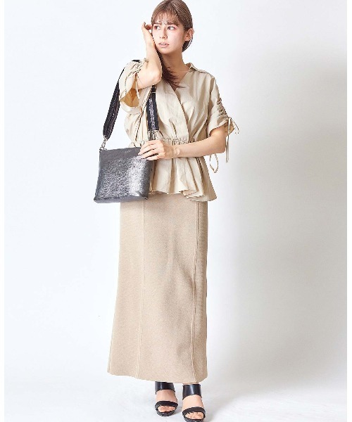 ひ*め様 salon de alfurd ショルダーバッグスマイル ホリゾンタル SALON DE ALFURD TOKYO（サロン・ド・アルファード） ショルダーバッグ