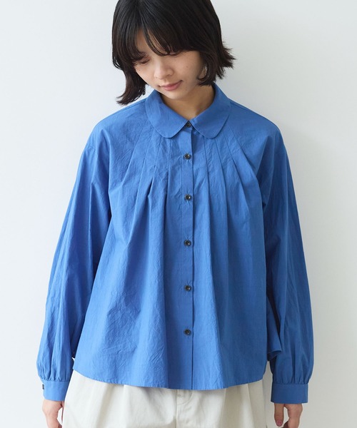 bulle de savon（ビュルデサボン） ブラウス シャツ basic cotton 