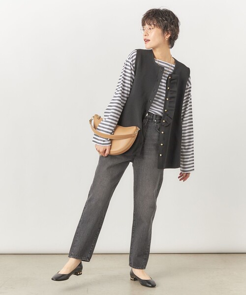 「Rie Miller」 デニムパンツ L ベビーピンク レディース
