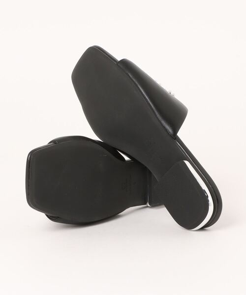 「HIMIKO」 フラットサンダル SMALL ブラック レディース_画像3