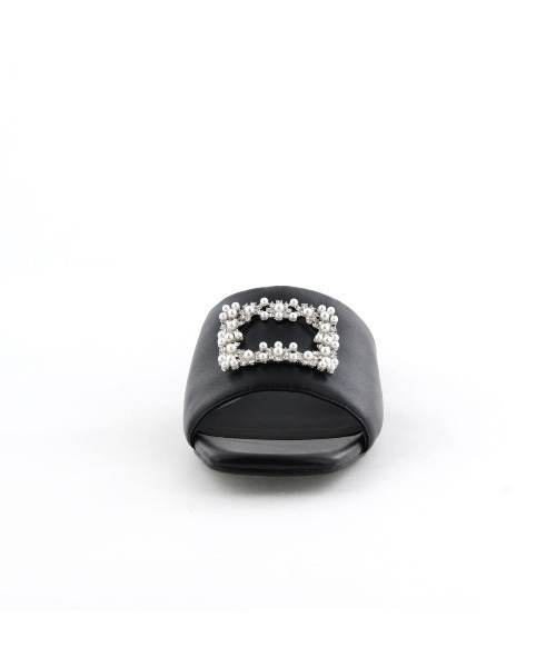 「HIMIKO」 フラットサンダル SMALL ブラック レディース_画像5