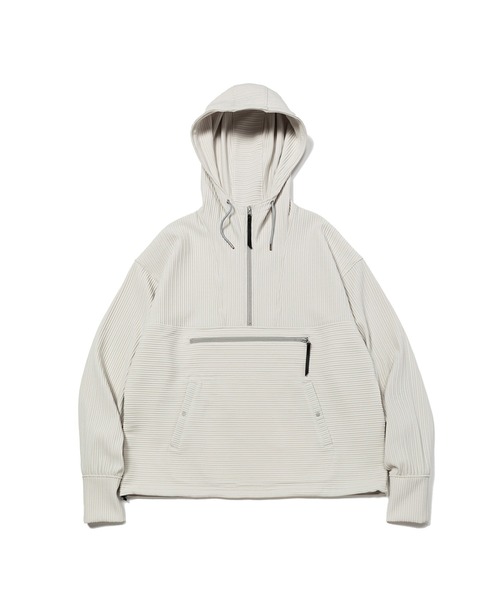 meanswhile（ミーンズワイル） パーカー Uneven Fabric Anorak Park 