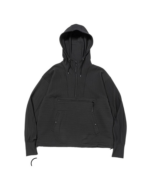 meanswhile（ミーンズワイル） パーカー Uneven Fabric Anorak Park 