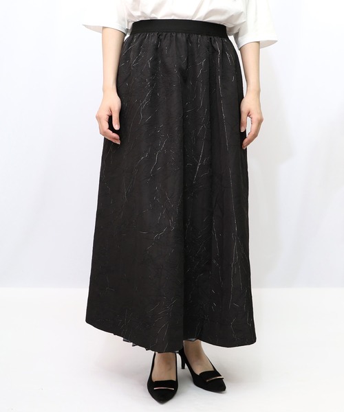 iS ScoLar スカート 553213：パリ・アート柄 リバーシブルプリーツ  