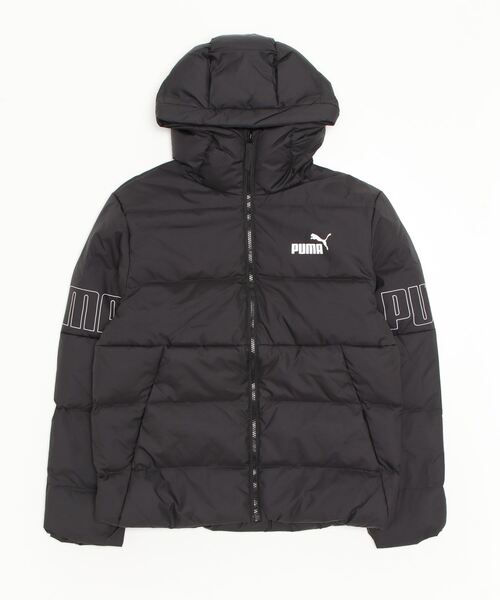 PUMA ブラック ダウンジャケット PUMA（プーマ） ダウンジャケット 3L ブラック メンズ : ZOZOTOWN
