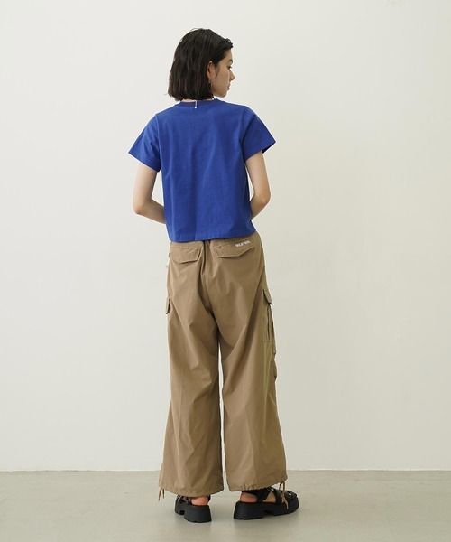 [MILKFED.] короткий рукав футболка M "теплый" белый женский 